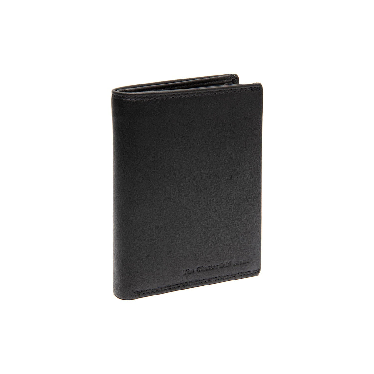 Hanson Full-Grain Portfel Skórzany Męska in Classic 100% Full-Grain Leather - Full Exterior Front Profile View | Buy Online