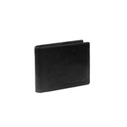 Harlem Full-Grain Leather Wallet Męska in Classic 100% Full-Grain Leather - Full Exterior Front Profile View | Buy Online