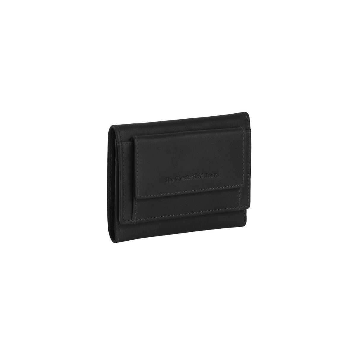 Hartfort Full-Grain Leather Wallet Damska in Classic 100% Full-Grain Leather - Full Exterior Front Profile View | Buy Online