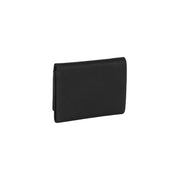Hartfort Full-Grain Leather Wallet Damska - Structured Side Profile Showing Gusset Depth &amp; Expansion Capacity