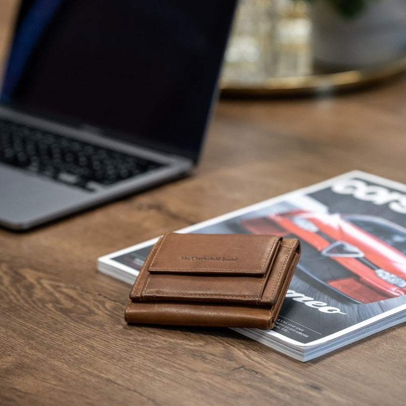 Harthoft Full-Grain Leather Wallet Damska