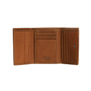 Harthoft Full-Grain Leather Wallet Damska - Structured Side Profile Showing Gusset Depth &amp; Expansion Capacity