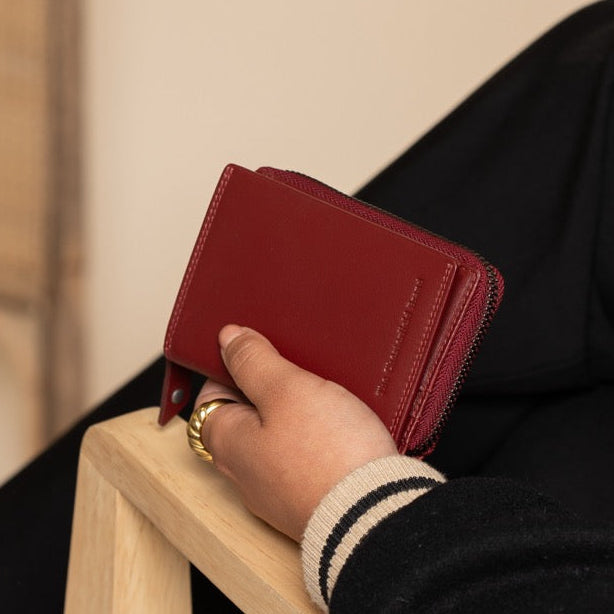 Lenwick Full-Grain Leather Wallet Damska – alternate product view 2