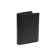 Leroy Full-Grain Leather Wallet Męska in Classic 100% Full-Grain Leather - Full Exterior Front Profile View | Buy Online