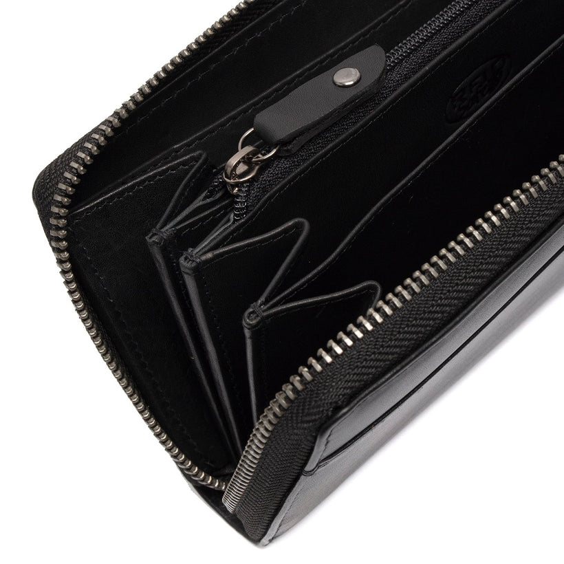 Livorno Full-Grain Leather Wallet Damska