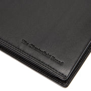 Solid Antique Brass Hardware &amp; Heavy-Duty Dual Zipper Detail on Lynnwood Full-Grain Leather Wallet Męska