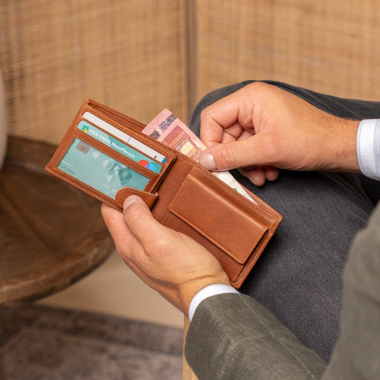 Marvin Full-Grain Leather Wallet Męska – alternate product view 3