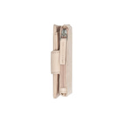 Mavona Full-Grain Leather Wallet Damska - Structured Side Profile Showing Gusset Depth &amp; Expansion Capacity