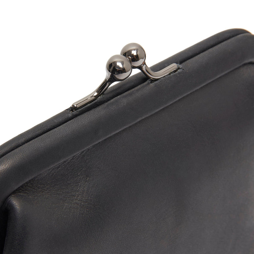 Nera Full-Grain Leather Wallet Damska