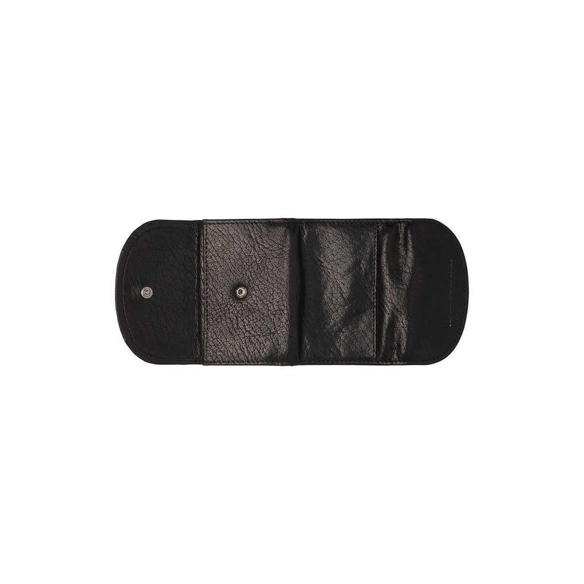 
Solid Antique Brass Hardware & Heavy-Duty Dual Zipper Detail on Newton Skórzany portfel