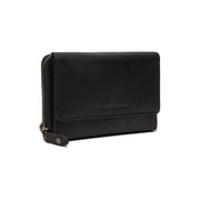 Rhodos Full-Grain Leather Wallet Damska in Classic 100% Full-Grain Leather - Full Exterior Front Profile View | Buy Online