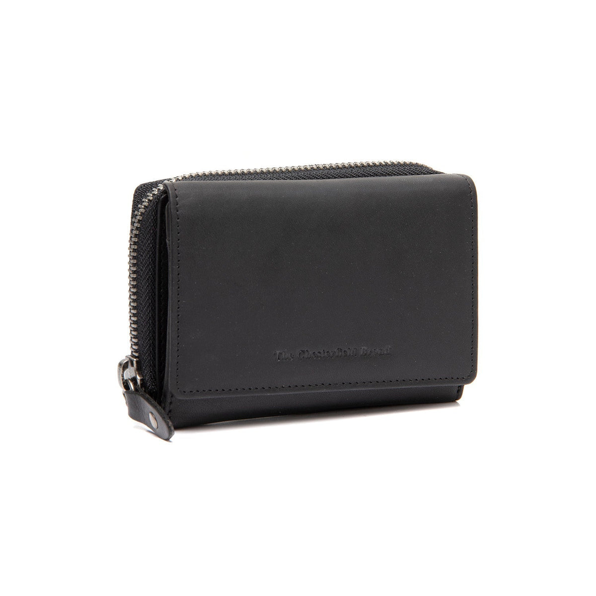 Sorraia Full-Grain Leather Wallet Damska in Classic 100% Full-Grain Leather - Full Exterior Front Profile View | Buy Online