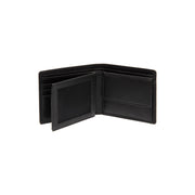 Solid Antique Brass Hardware &amp; Heavy-Duty Dual Zipper Detail on Stephens Full-Grain Leather Wallet Męska
