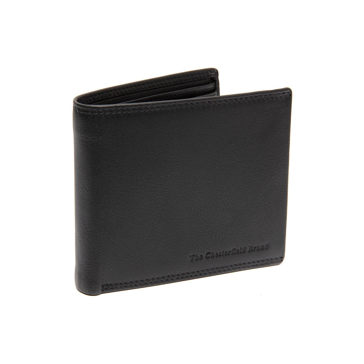 Stephens Full-Grain Leather Wallet Męska in Classic 100% Full-Grain Leather - Full Exterior Front Profile View | Buy Online