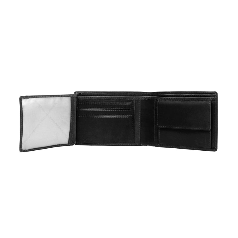 Timo Full-Grain Leather Wallet Męska