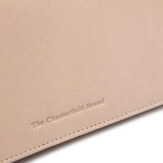 Classic 100% Full-Grain leather Wallet - Rear Perspective Showing Reinforced Leather Straps &amp; Stitching