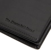 Solid Antique Brass Hardware &amp; Heavy-Duty Dual Zipper Detail on Vincent Full-Grain Portfel Skórzany Męska