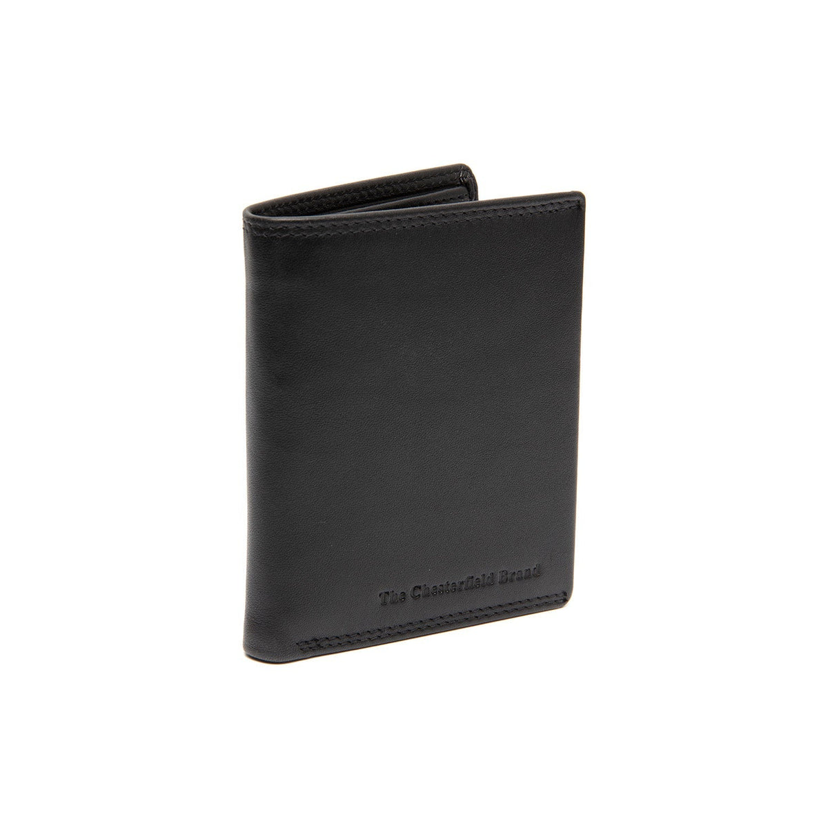 Vincent Full-Grain Portfel Skórzany Męska in Classic 100% Full-Grain Leather - Full Exterior Front Profile View | Buy Online