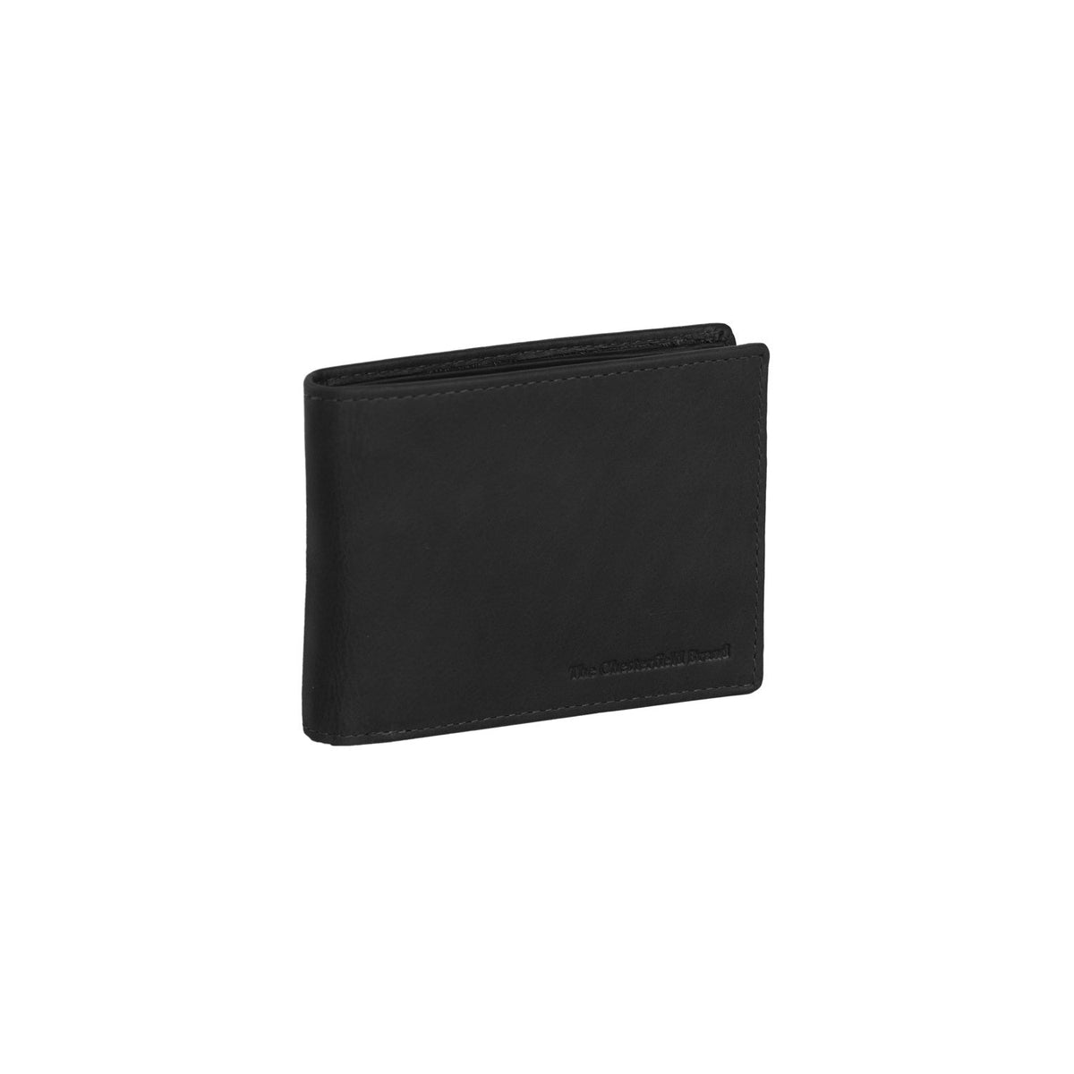 Walid Full-Grain Leather Wallet Męska in Classic 100% Full-Grain Leather - Full Exterior Front Profile View | Buy Online