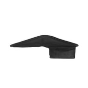 Walid Full-Grain Leather Wallet Męska - Structured Side Profile Showing Gusset Depth &amp; Expansion Capacity