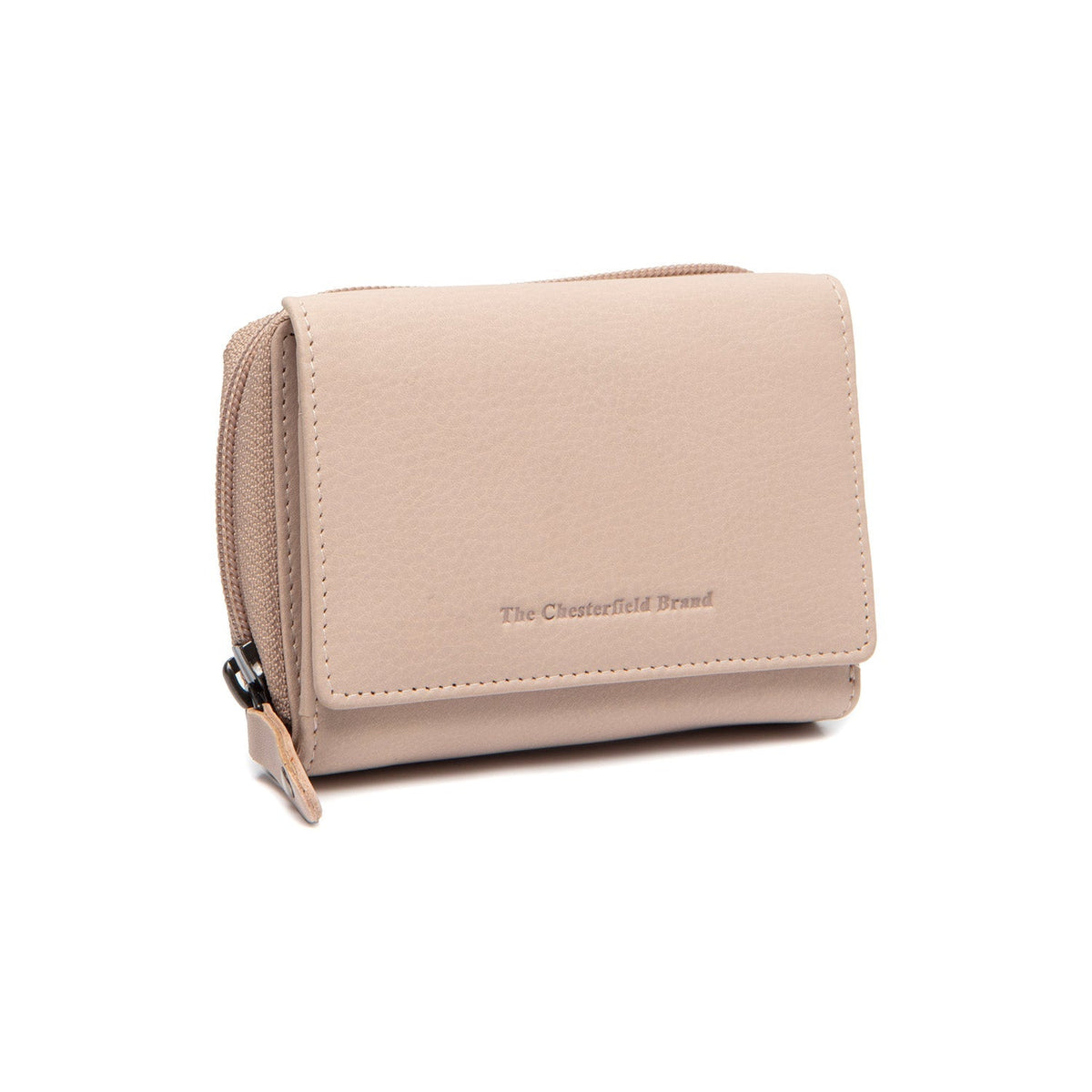 Zelan Full-Grain Leather Wallet Damska in Classic 100% Full-Grain Leather - Full Exterior Front Profile View | Buy Online