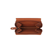 Zelan Full-Grain Leather Wallet Damska – alternate product view 3