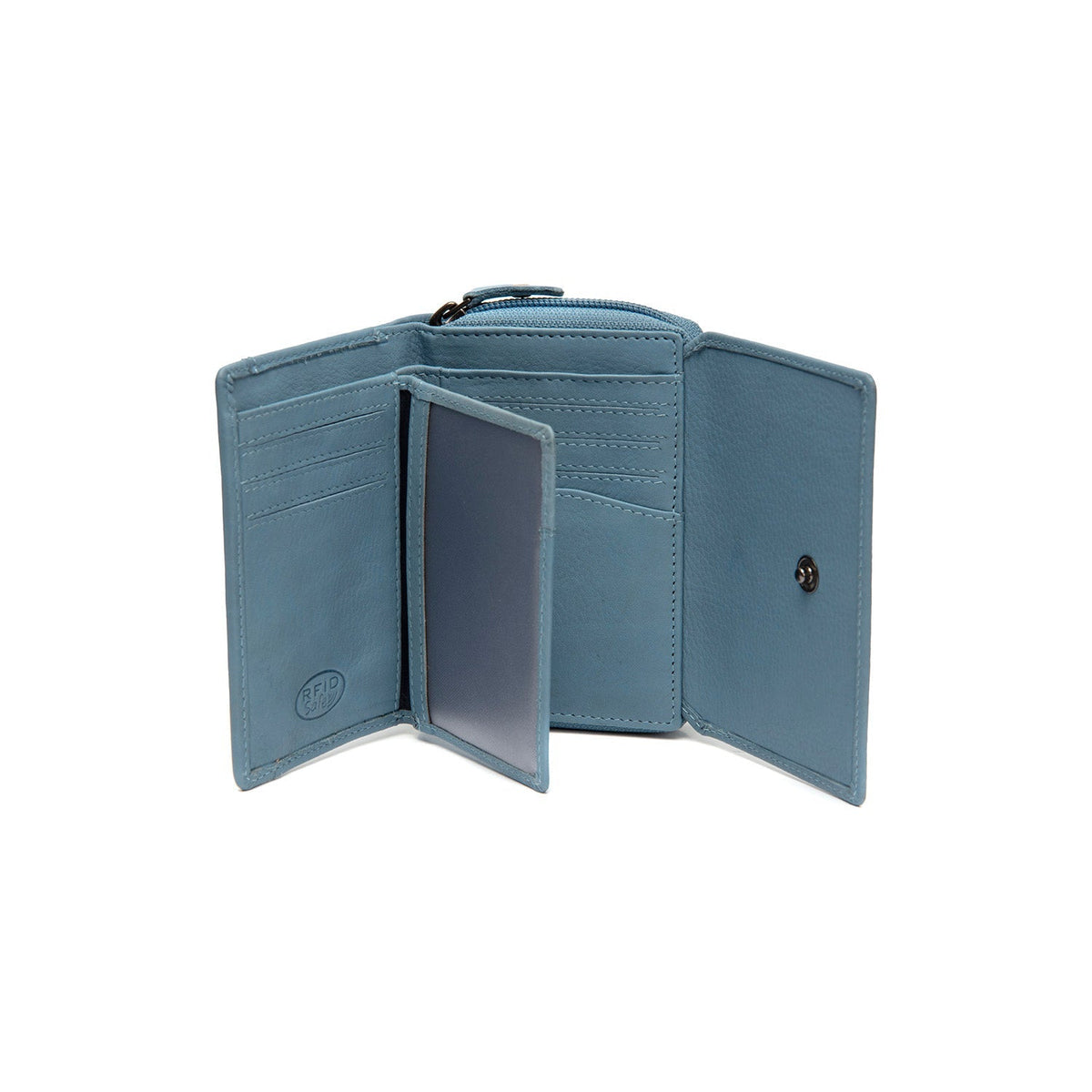 Zelan Full-Grain Leather Wallet Damska – alternate product view 3