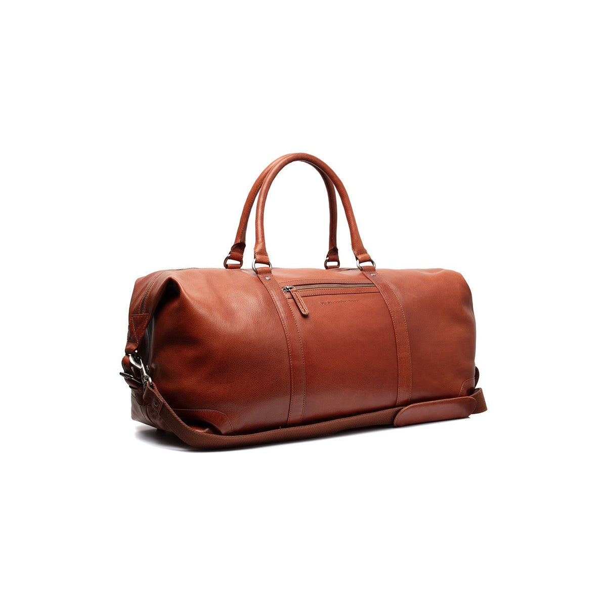 Cavoli Full-Grain Leather Weekender Bag Damska in Classic 100% Full-Grain Leather - Full Exterior Front Profile View | Buy Online