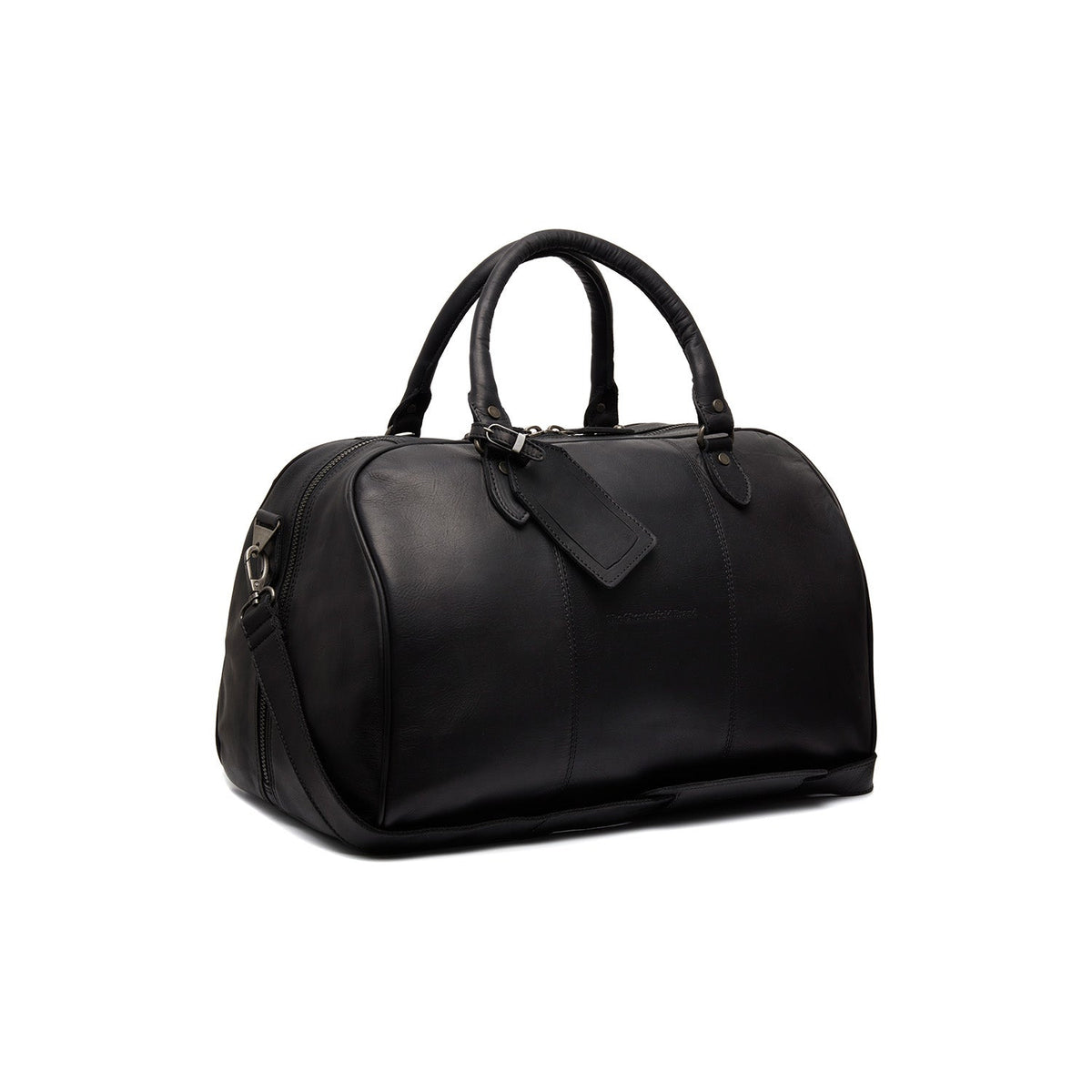Liam Full-Grain Leather Weekender Bag Damska in Classic 100% Full-Grain Leather - Full Exterior Front Profile View | Buy Online