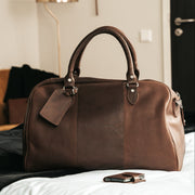 Liam Full-Grain Leather Weekender Bag Damska – alternate product view 2