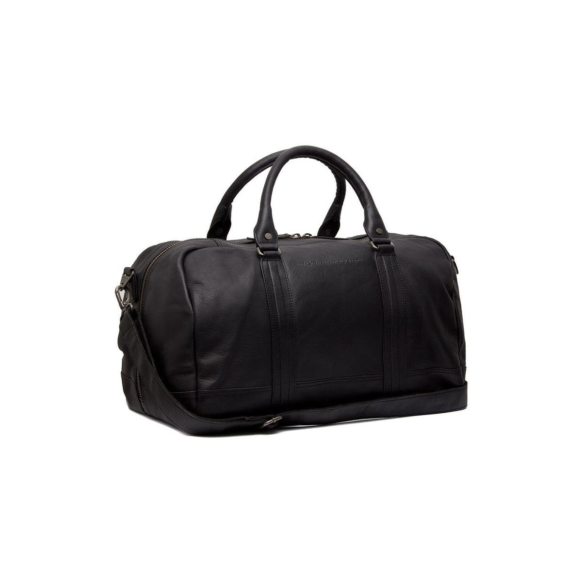 Perth Full-Grain Leather Weekender Bag Damska in Classic 100% Full-Grain Leather - Full Exterior Front Profile View | Buy Online