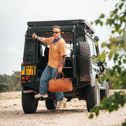 Perth Full-Grain Leather Weekender Bag Damska – alternate product view 3