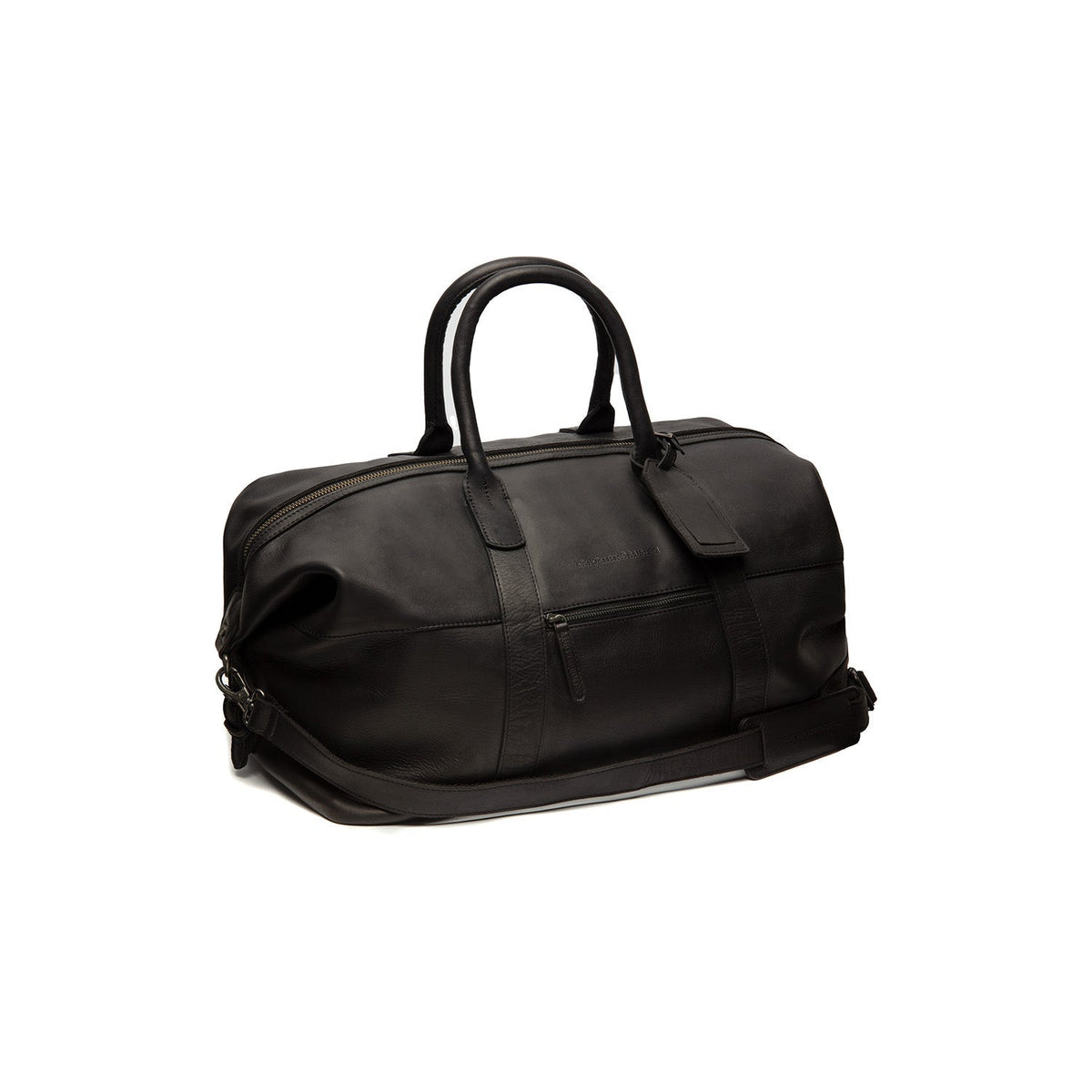 Portsmouth Full-Grain Leather Weekender Bag Damska in Classic 100% Full-Grain Leather - Full Exterior Front Profile View | Buy Online