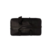 Portsmouth Full-Grain Leather Weekender Bag Damska - Structured Side Profile Showing Gusset Depth &amp; Expansion Capacity