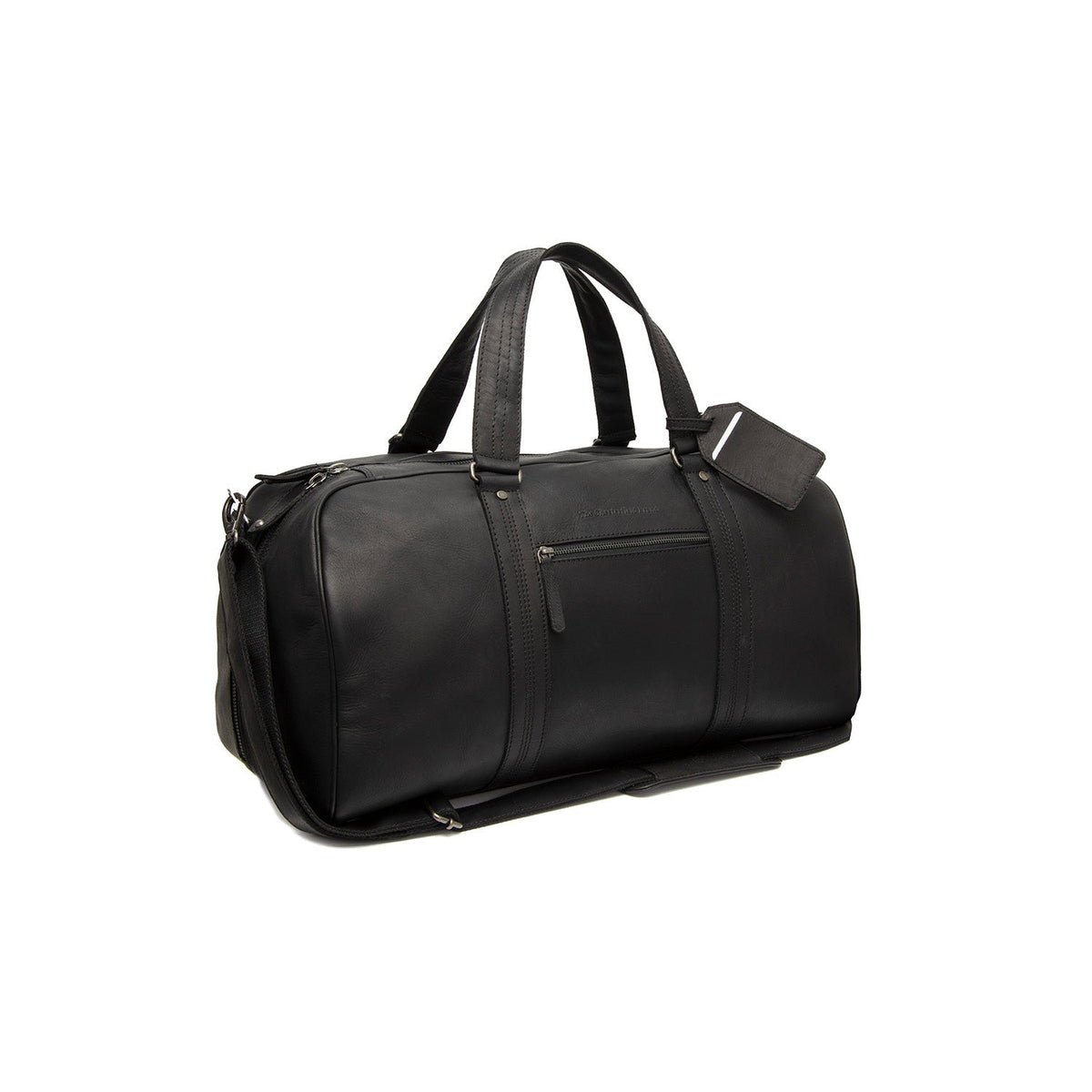 Rivaro Full-Grain Leather Weekender Bag Damska in Classic 100% Full-Grain Leather - Full Exterior Front Profile View | Buy Online