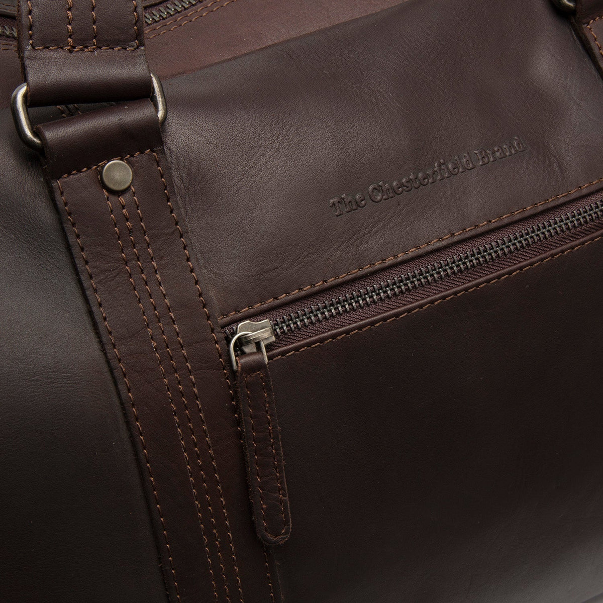Rivaro Full-Grain Leather Weekender Bag Damska – alternate product view 3