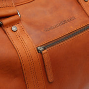 Volenza Full-Grain Leather Weekender Bag Damska – alternate product view 3
