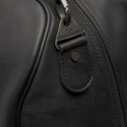 Solid Antique Brass Hardware &amp; Heavy-Duty Dual Zipper Detail on William Full-Grain Leather Weekender Bag Damska