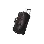 Leather Weekender Trolley Jayven Damska in Classic 100% Full-Grain Leather - Full Exterior Front Profile View | Buy Online