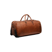 Cognac Leather Weekender Trolley Jayven Damska, detail view 6