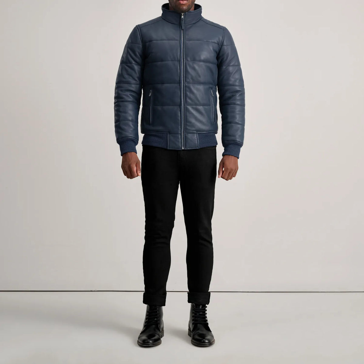 Lucas Skórzana Kurtka Bomberka Męska – alternate product view 3