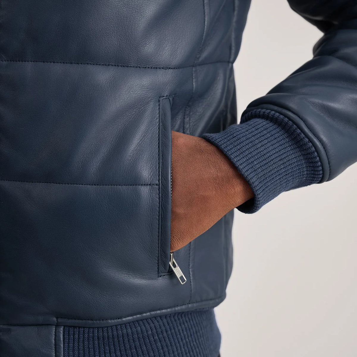 Lucas Skórzana Kurtka Bomberka Męska – alternate product view 6