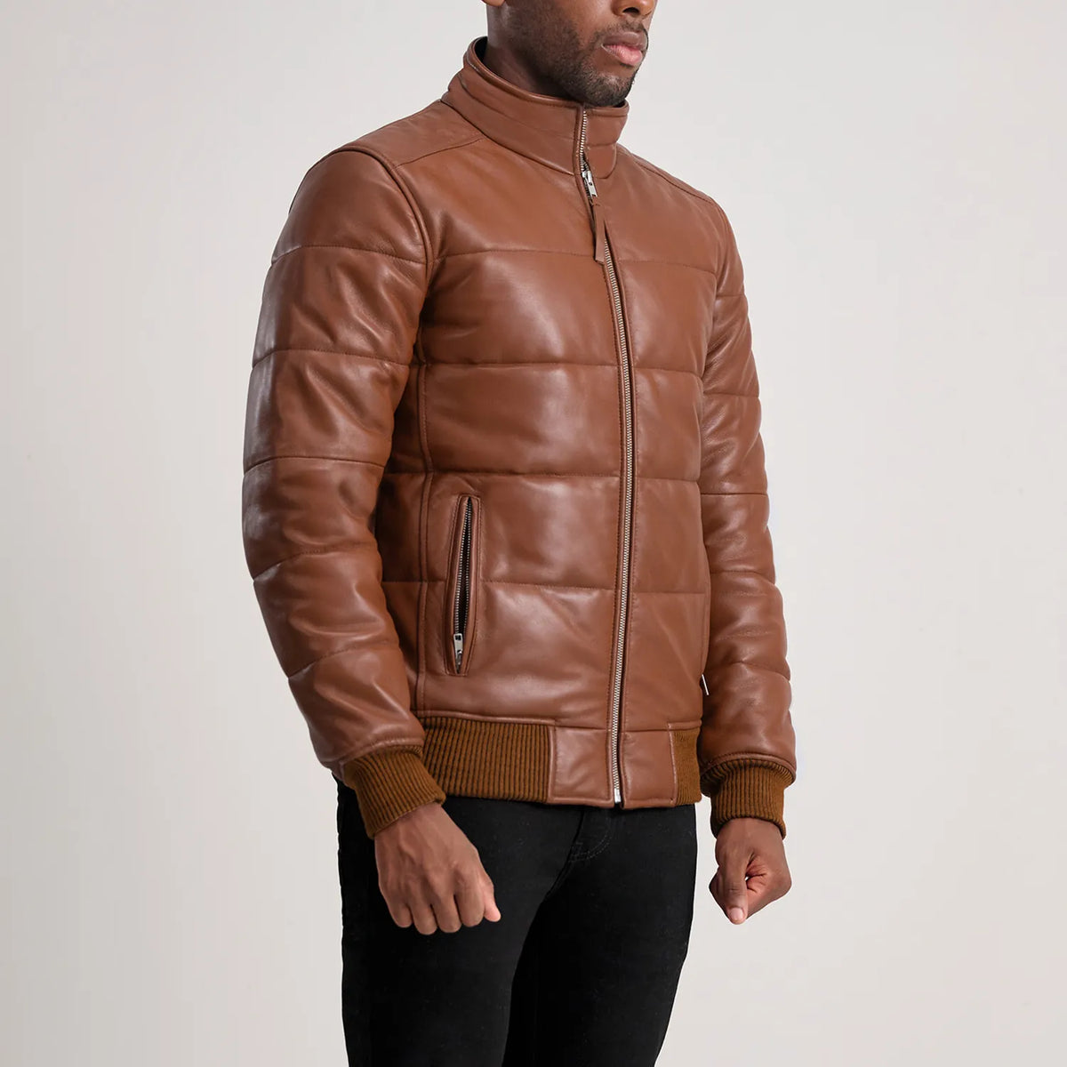 Lucas Skórzana Kurtka Bomberka Męska – alternate product view 2