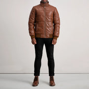 Lucas Skórzana Kurtka Bomberka Męska – alternate product view 3