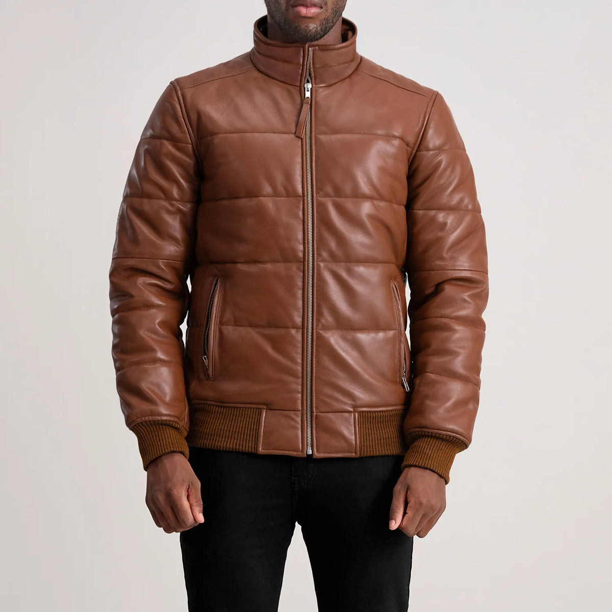 Lucas Skórzana Kurtka Bomberka Męska – alternate product view 4