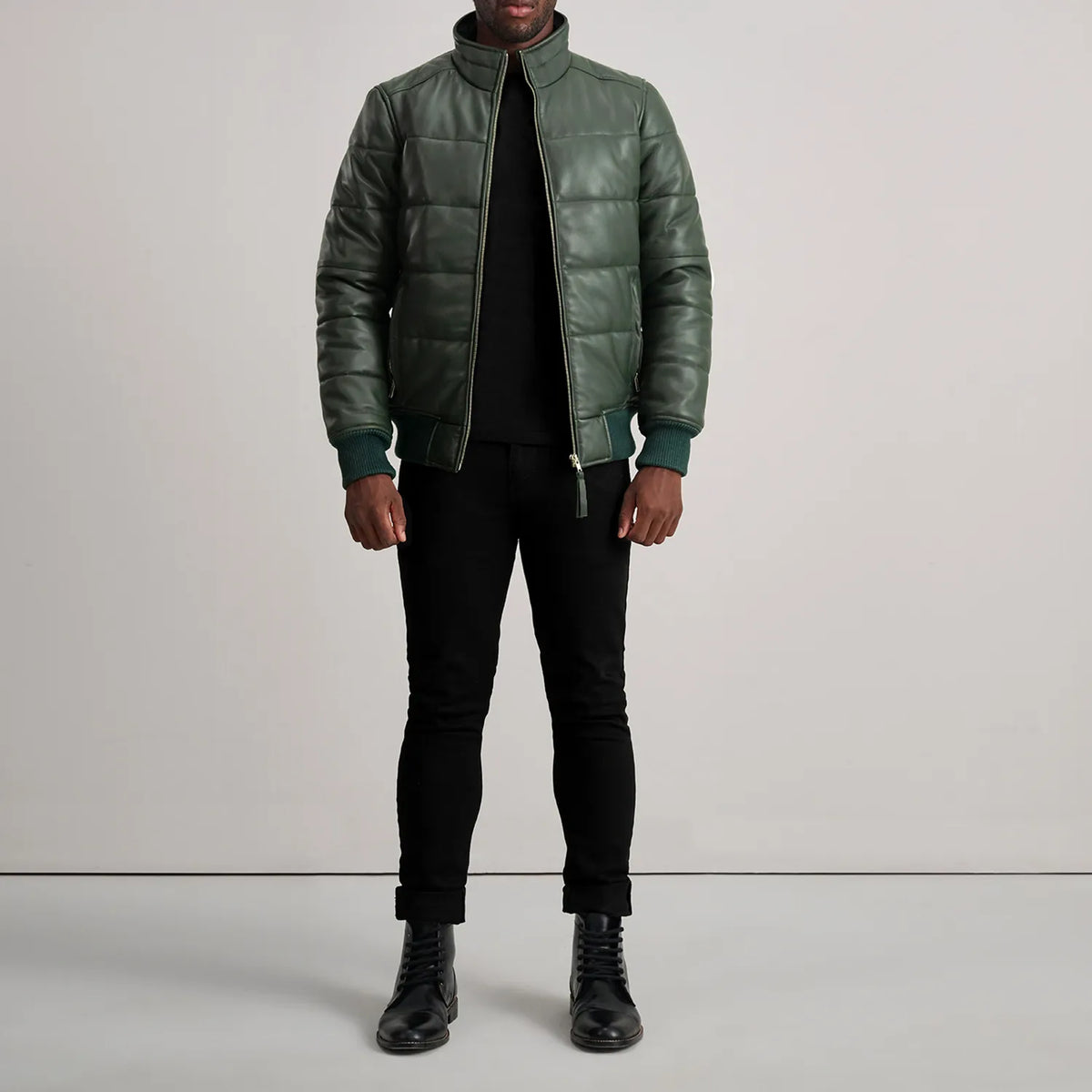 Lucas Skórzana Kurtka Bomberka Męska – alternate product view 3
