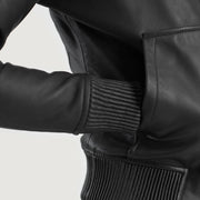 
Luna Hooded Skórzana Kurtka Bomberka Damska – alternate product view 6