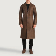 Mateo Skórzany Płaszcz Męska – alternate product view 3