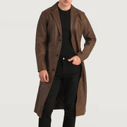 Mateo Skórzany Płaszcz Męska – alternate product view 4