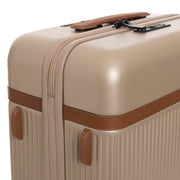 Tailored Rib Cuffs &amp; Hem Craftsmanship Construction Detail on Medium Suitcase Zuna Damska